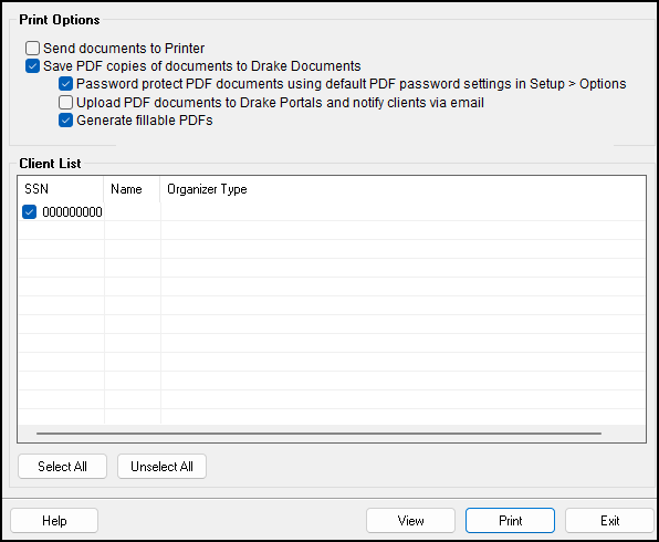 Image of Print Options